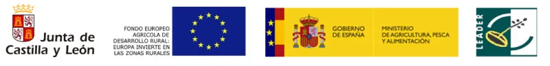 Junta de Castilla y León, Fondo Europeo Agrícola de Desarrollo Rural, Ministerio de Agricultura, Pesca y Alimentación y LEADER